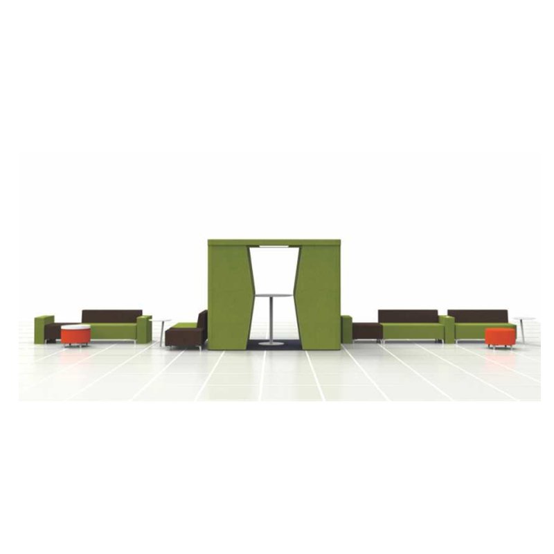 Negotiation Modern Office Sofa Sectional Sofa Set Office Furniture Fabric Commercial Furniture Leisure Prive Space Business