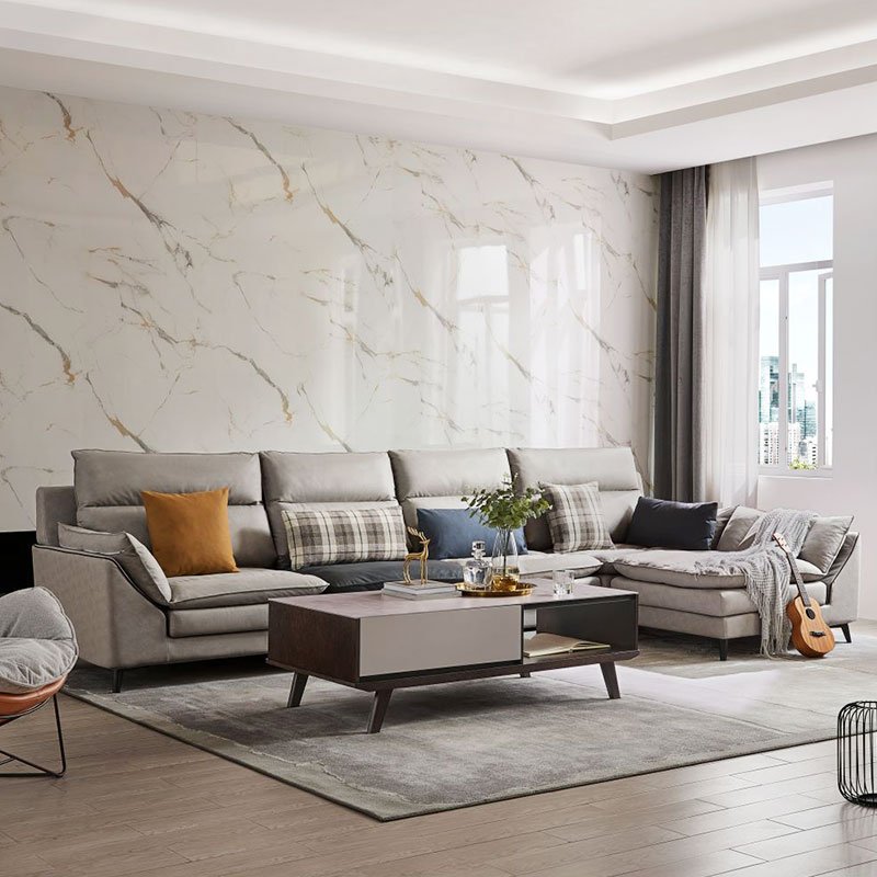 Modern Modular Technic Cloth Sofa Living Room Fabric Sofa Set Furniture