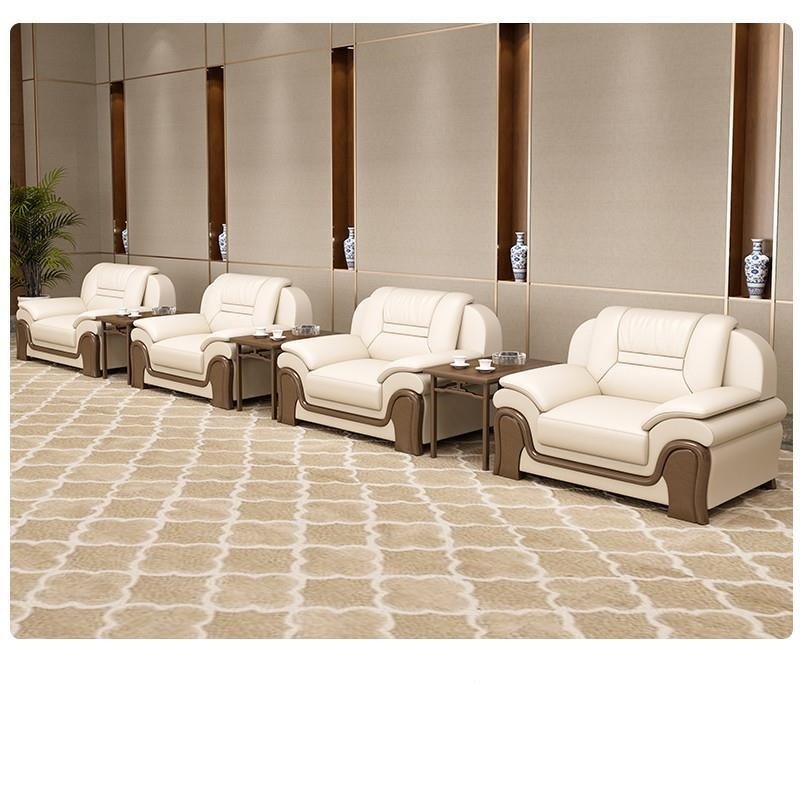 Office sofa modern business reception single seat two seat three seat high level sectional sofa set