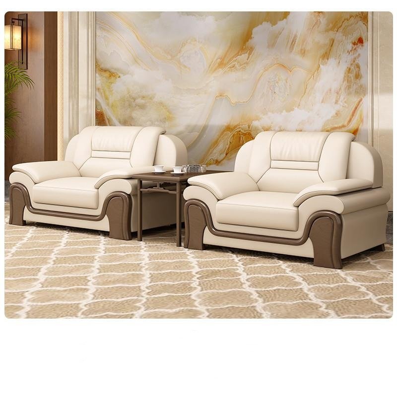 Office sofa modern business reception single seat two seat three seat high level sectional sofa set