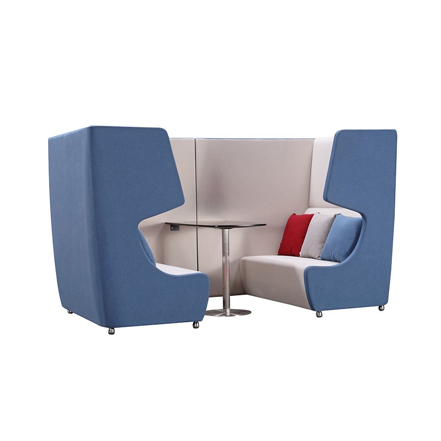Custom made fabric type office meeting pods