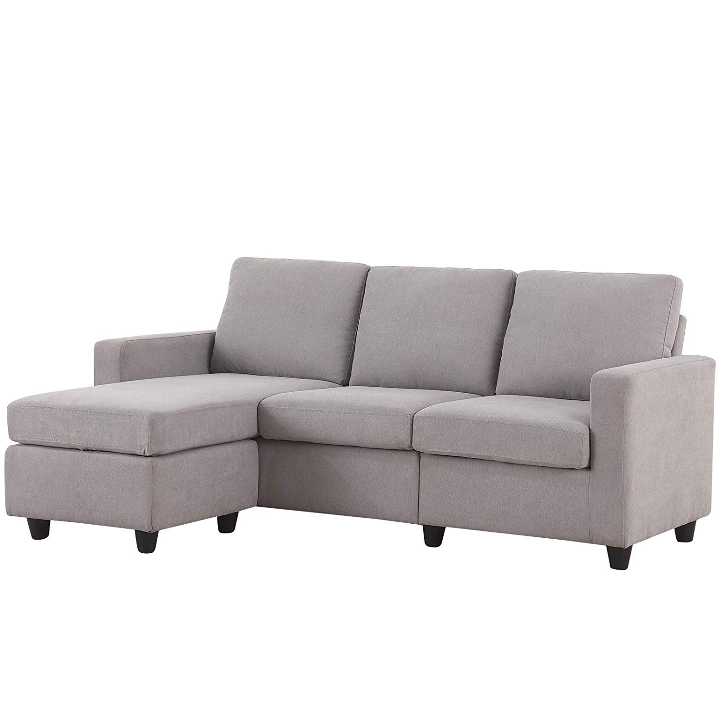 Hotel Furniture Manufacture Luxury L Shape Corner Sectional Sofa Set Modern Design 3 Seater Living Room Sofa Custom Made Fabric