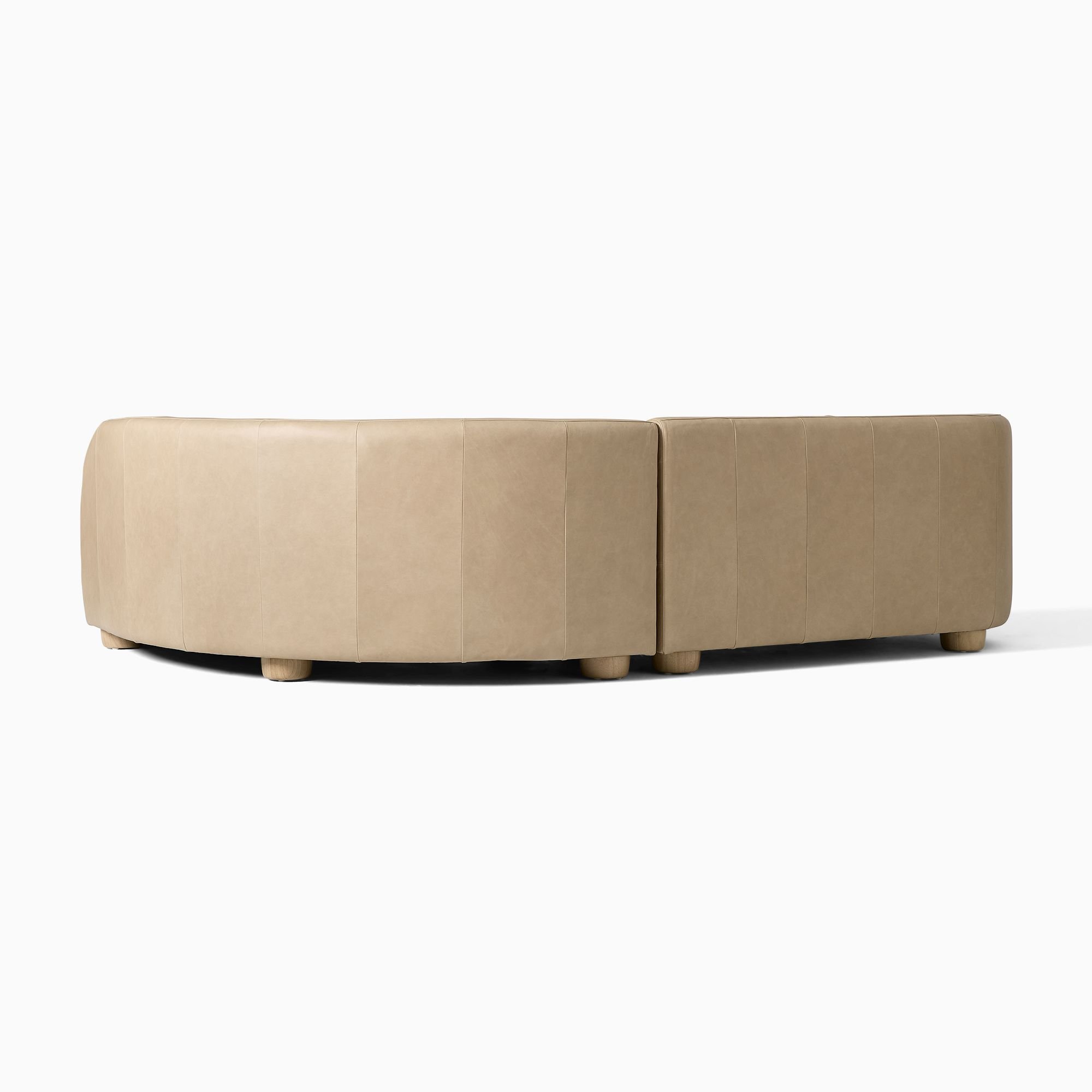 Attalah 2 pieces modern casual sofa made of quality solid teak wood frame and thick foam seat with PU leather fabric for indoor.