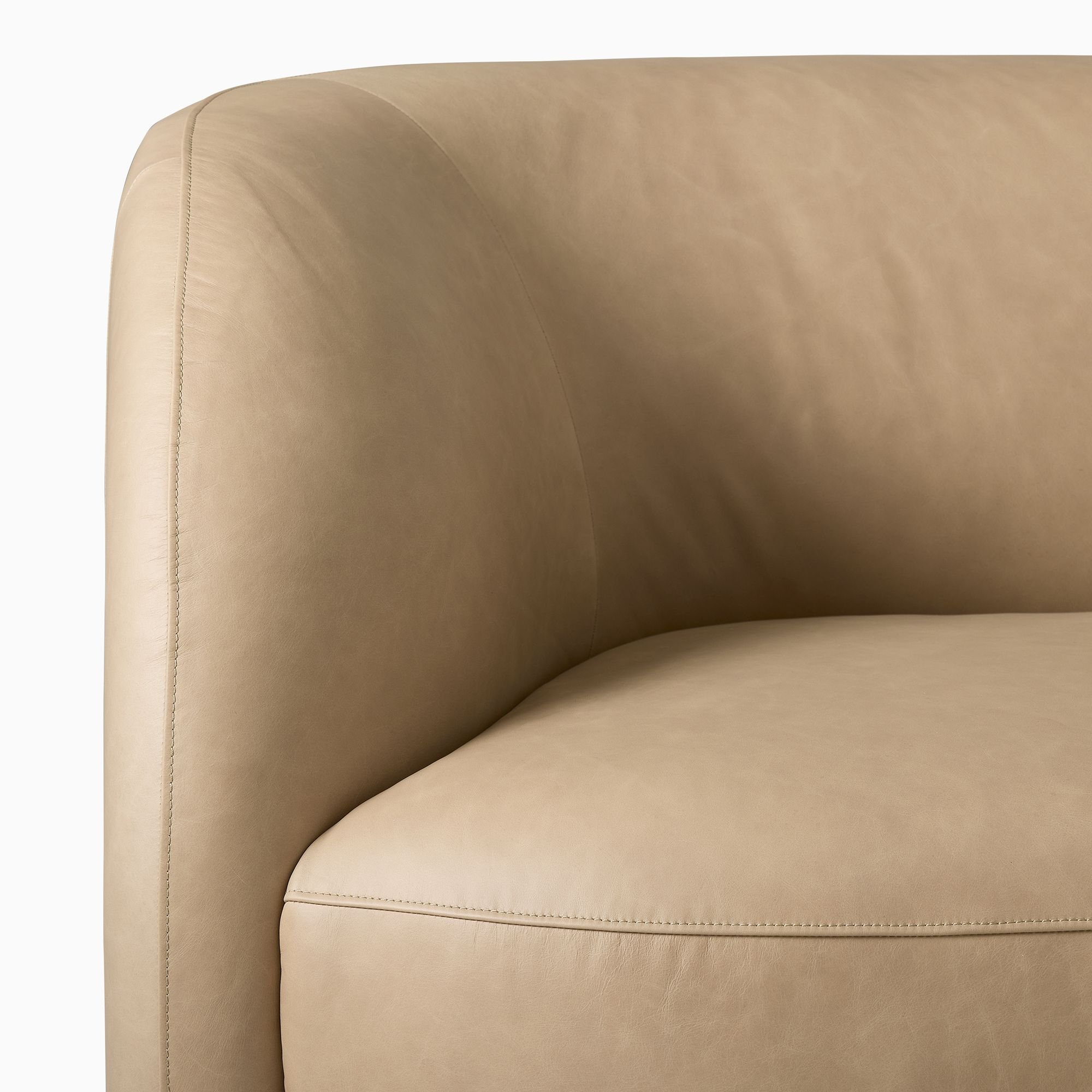 Attalah 2 pieces modern casual sofa made of quality solid teak wood frame and thick foam seat with PU leather fabric for indoor.