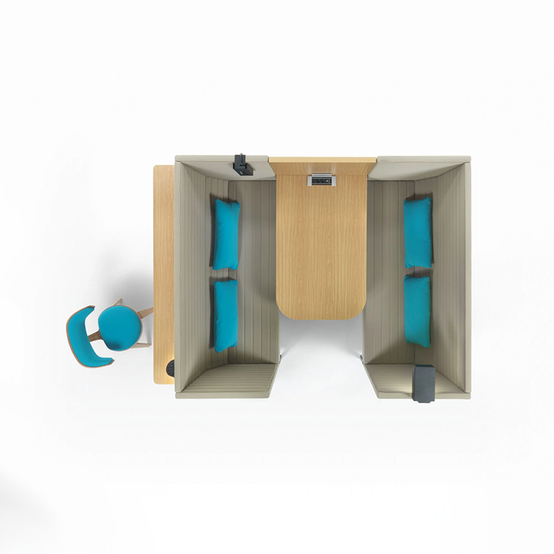 Hansom Work Pod Portable Sound Proof Sofa Booth Office Meeting Pod Sofa