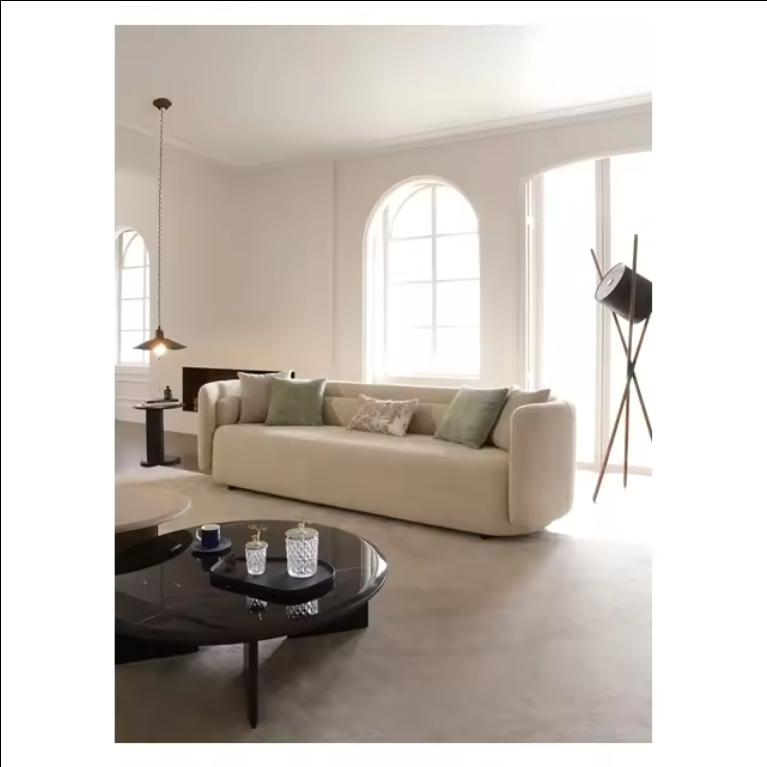 Light luxury Sofa European Style Living Room Velvet Sofa Set Home Office Sofa