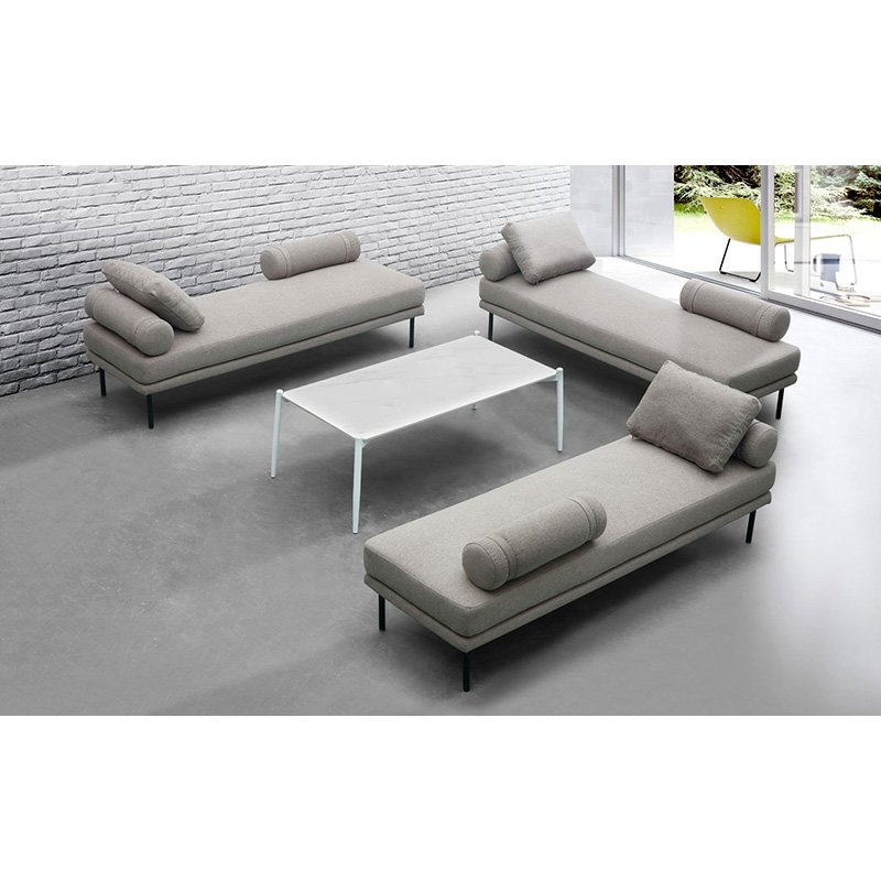 Hansom Wholesale Modern Nordic Style Living Room Leisure Sofa Leather Sofa Sets