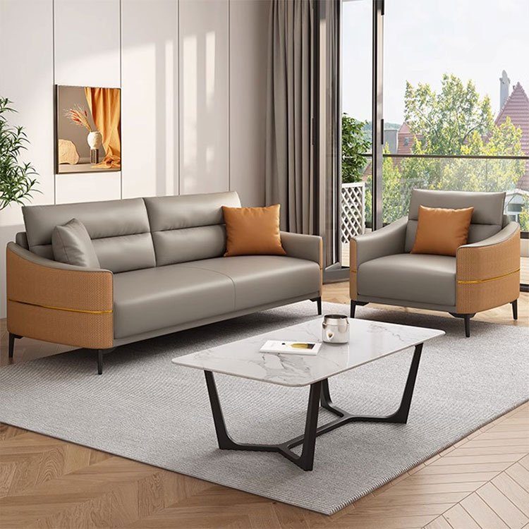 Liyu Simple Style Modular Sofas Library Sofas Light Luxury Style Office Furniture Office Sofa Modern Set