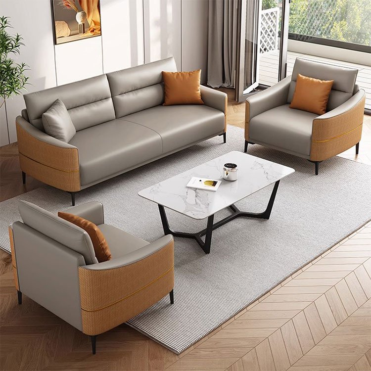 Liyu Simple Style Modular Sofas Library Sofas Light Luxury Style Office Furniture Office Sofa Modern Set