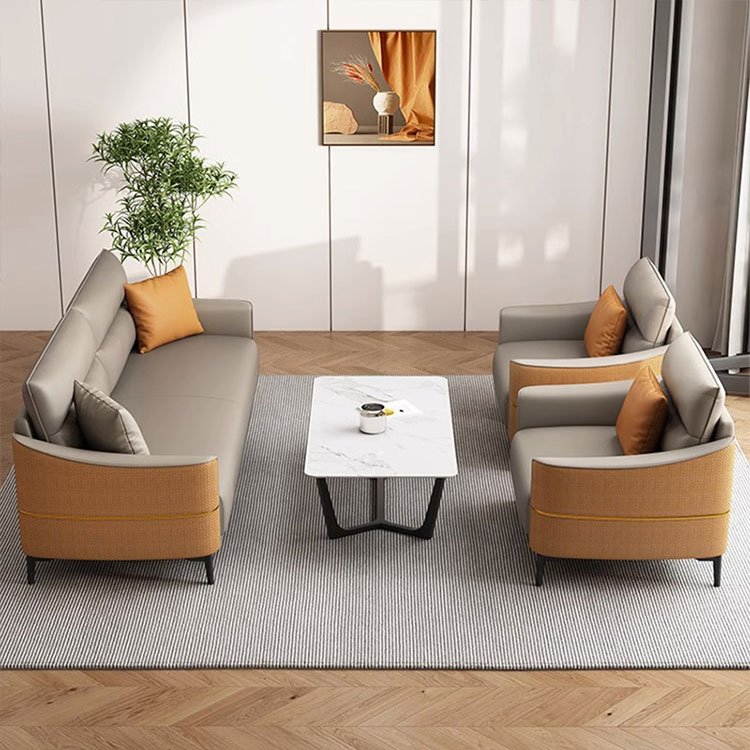 Liyu Simple Style Modular Sofas Library Sofas Light Luxury Style Office Furniture Office Sofa Modern Set