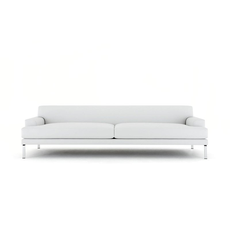 China Factory Professional Customization PU Leather 3 Seat Office Sofas