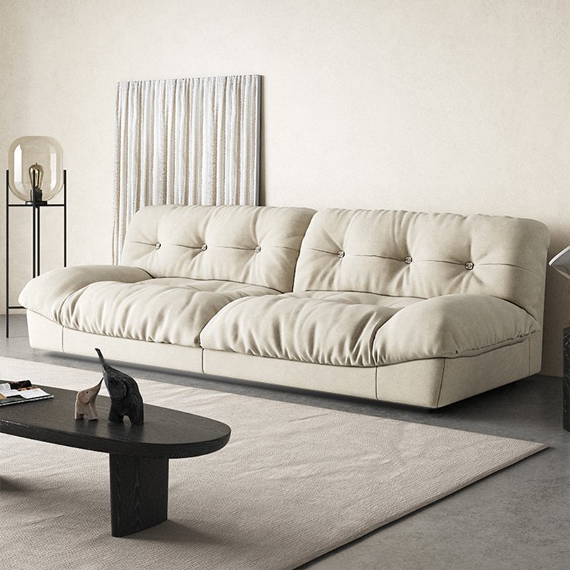 Simple Luxury Home Furniture Strong Visual Three-dimensional Comfortable Fluffy Fabric Sofa