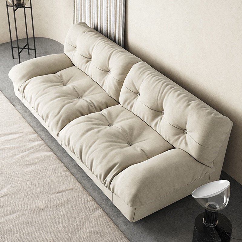 Simple Luxury Home Furniture Strong Visual Three-dimensional Comfortable Fluffy Fabric Sofa