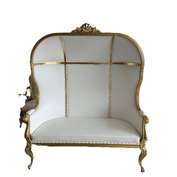 Bride And Groom New Love Seat Luxury Wedding Gold Throne King Sofa