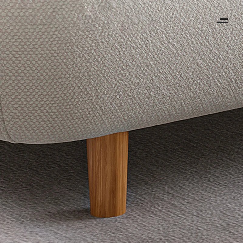 Linen Fabric Velvet Sofa Furniture Living Room with 2 Seater, Modern Nordic Office Sofa Couch