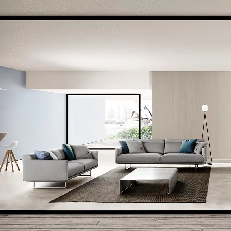 High Quality Modern Corner Office Sofa for CEO First-Class Luxury with Metal Base for Home & Corporate Offices