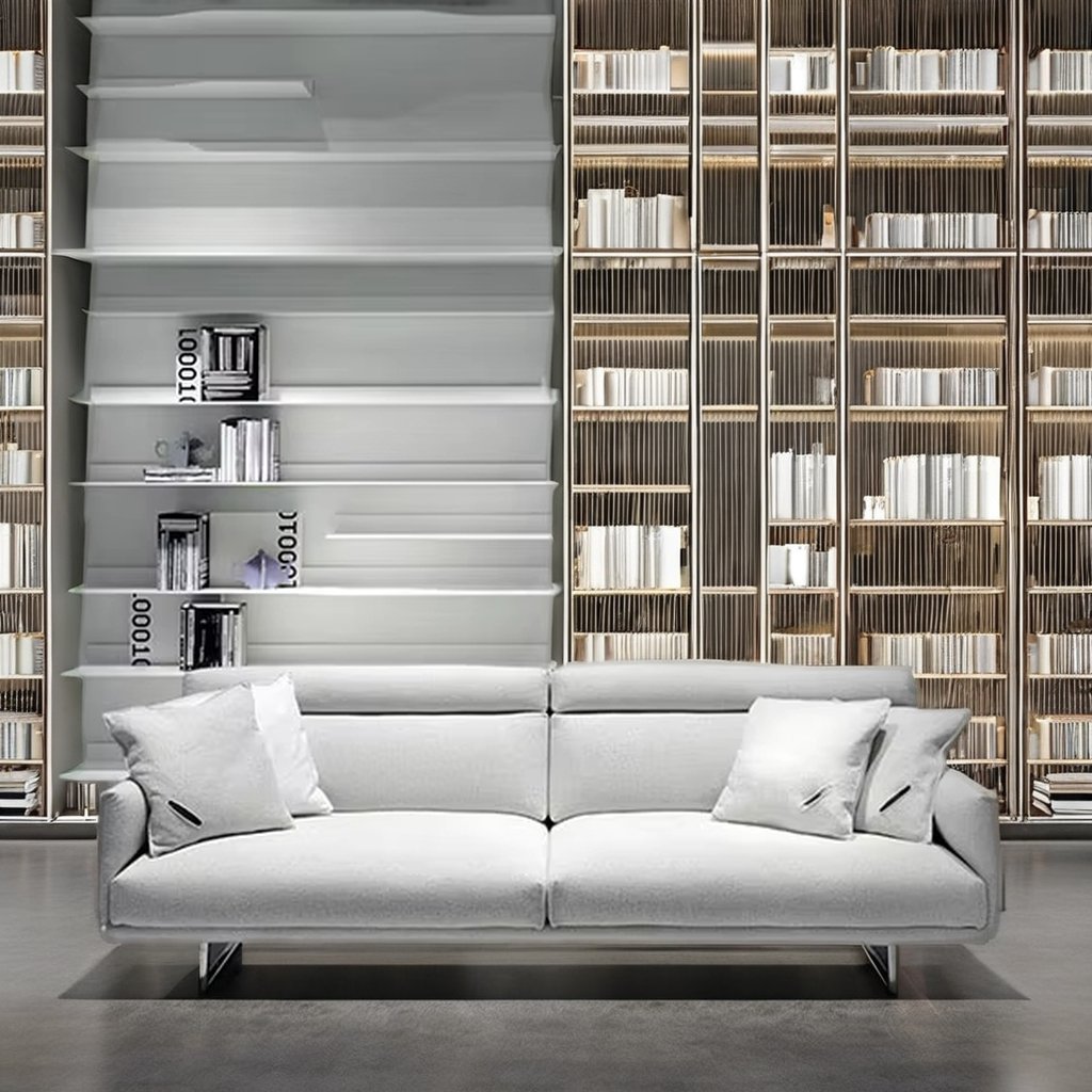 High Quality Modern Corner Office Sofa for CEO First-Class Luxury with Metal Base for Home & Corporate Offices