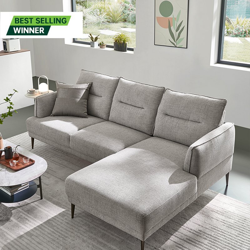 BESTSELL fabric sofa sectional L shape Corner sofa Super Loading Quantity modern living room furniture sofa set design