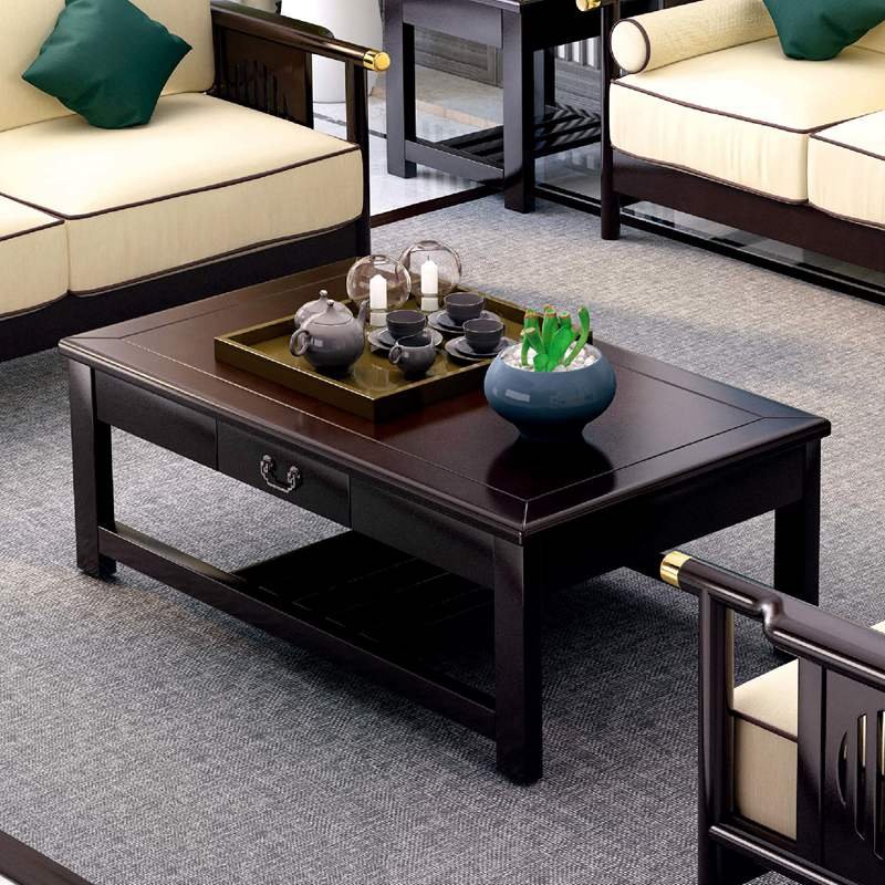 New design carved wood frame upholstered fabric cushion hotel couch Chinese home living room furniture 1 2 3 seat sectional sofa