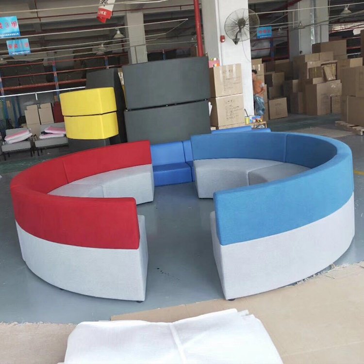 Custom Vip Office Sofa Combination Modular Lounge Sofa Lobby Fabric Sets Chinese Furniture Modern