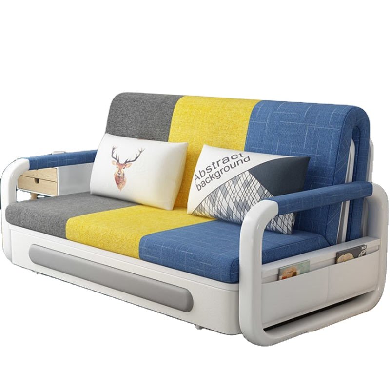 Modern Design Fabric Upholstered Sofa and Bed Set for Hotel Living Room Furniture sofa with Foldable Reclining Features