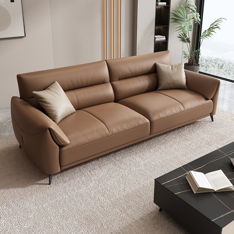 Office Sofa Simplified Modern Nordic Leisure Combination Reception Business Reception Three Person Office Leather Sofa