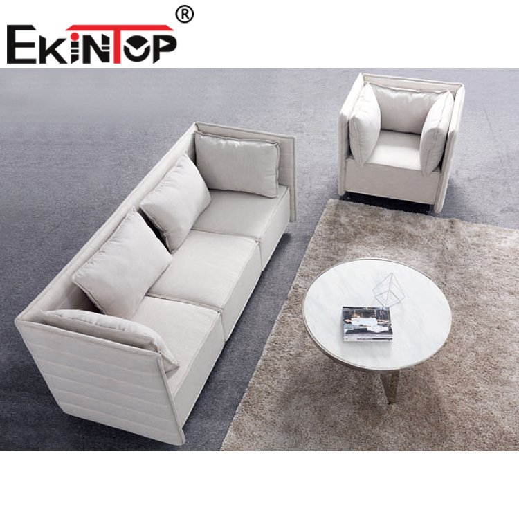 Ekintop office sofa furniture living Room set 7 seater leather sofa set designs Office sofa