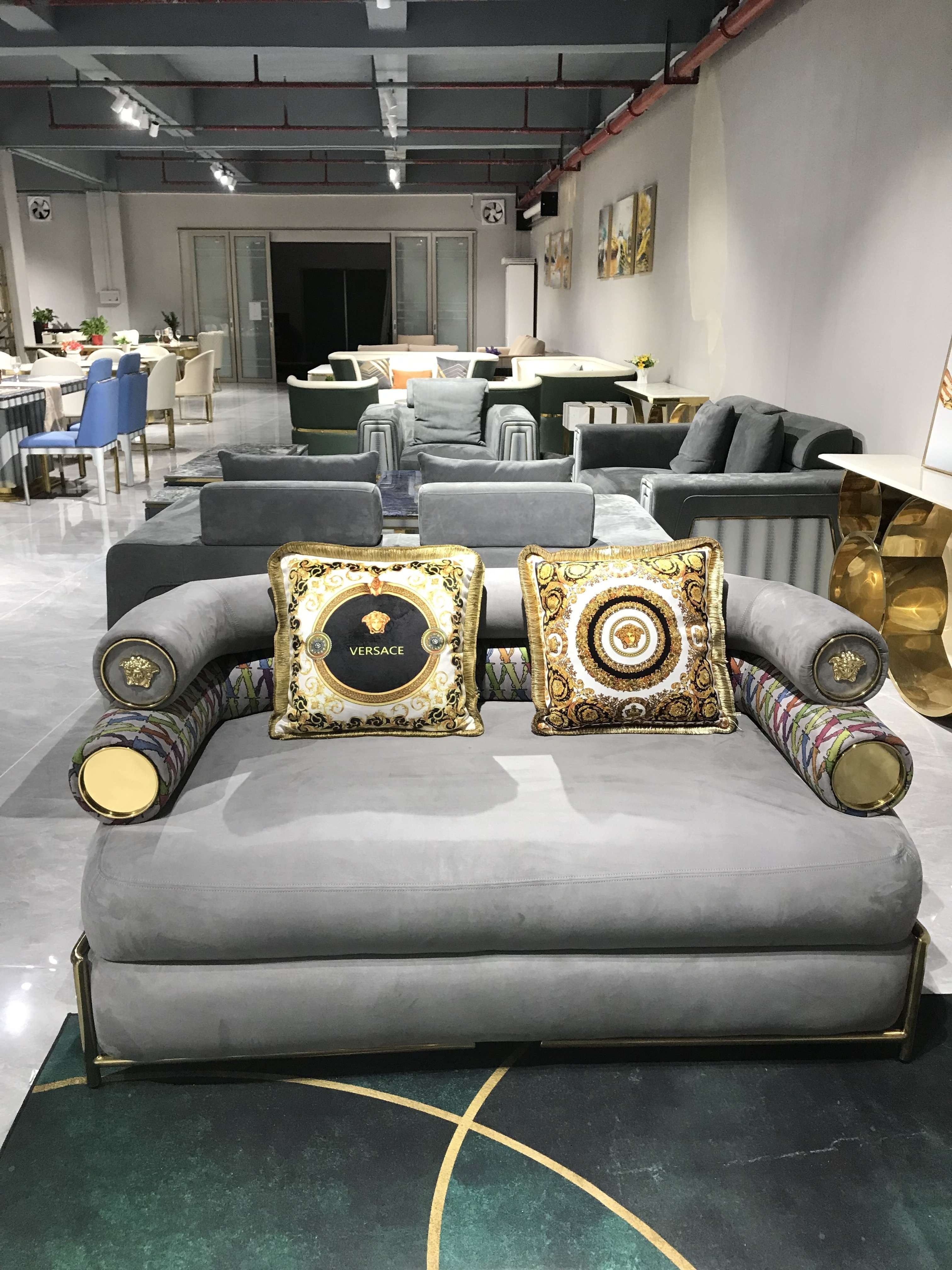 High quality home luxury furniture couch custom luxury sofa set furniture leather Italian modern living room sofas