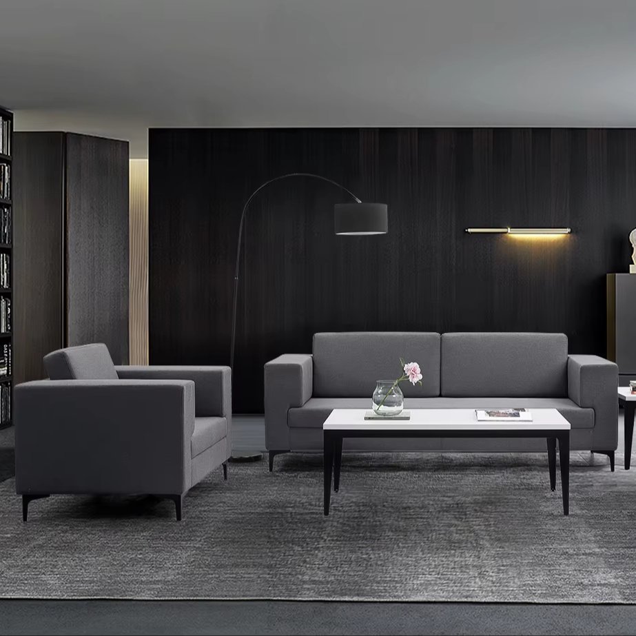 Low Cost Luxury Office Sofa Set Small Size European Chinese Design Style Wooden Steel Frame for Office Hospital Bedroom Hall
