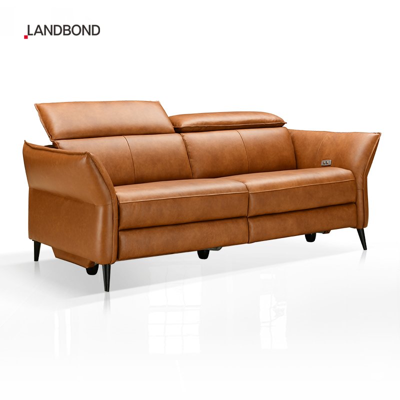 Modern European Style living room Furniture Set Electric Cinema Leather Power Reclining 3 Seater Recliner Sofa