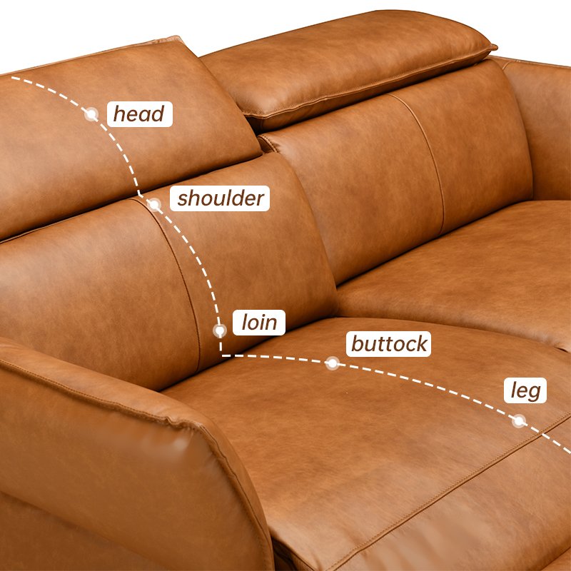 Modern European Style living room Furniture Set Electric Cinema Leather Power Reclining 3 Seater Recliner Sofa