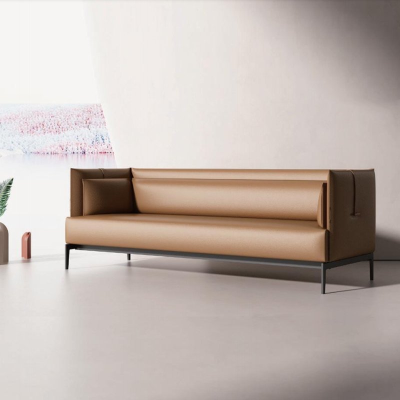 Leather European Style Sofa for Office