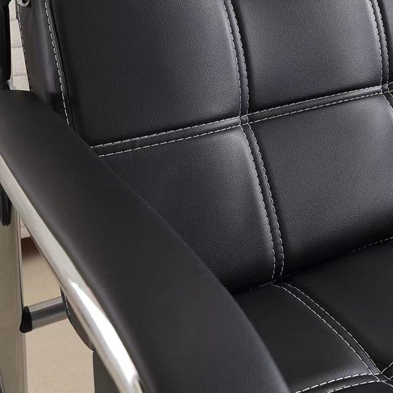 Design 3 Seater Public Furniture Office Couch Leather Office Sofa Set Hot Sale Modern Black European Style Sectional Sofa