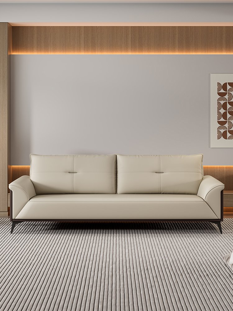 Office sofa Hotel office reception sofa set office Furniture Sectional sofas modernos professional Custom luxury leather Couch