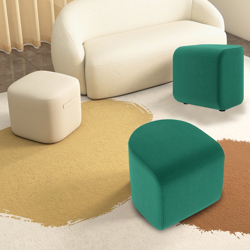 Office living furniture, semi-circular bench large cushion modern style recliner round sofa stool