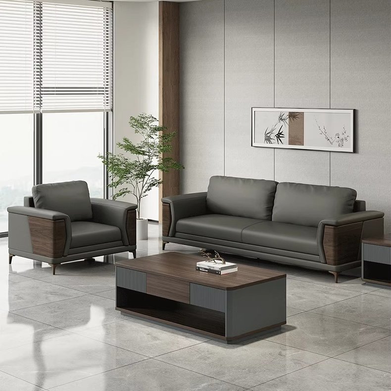 Open Space Workshop Furniture Modern Meeting Room Offical Commercial Fabric Office Sofa Set