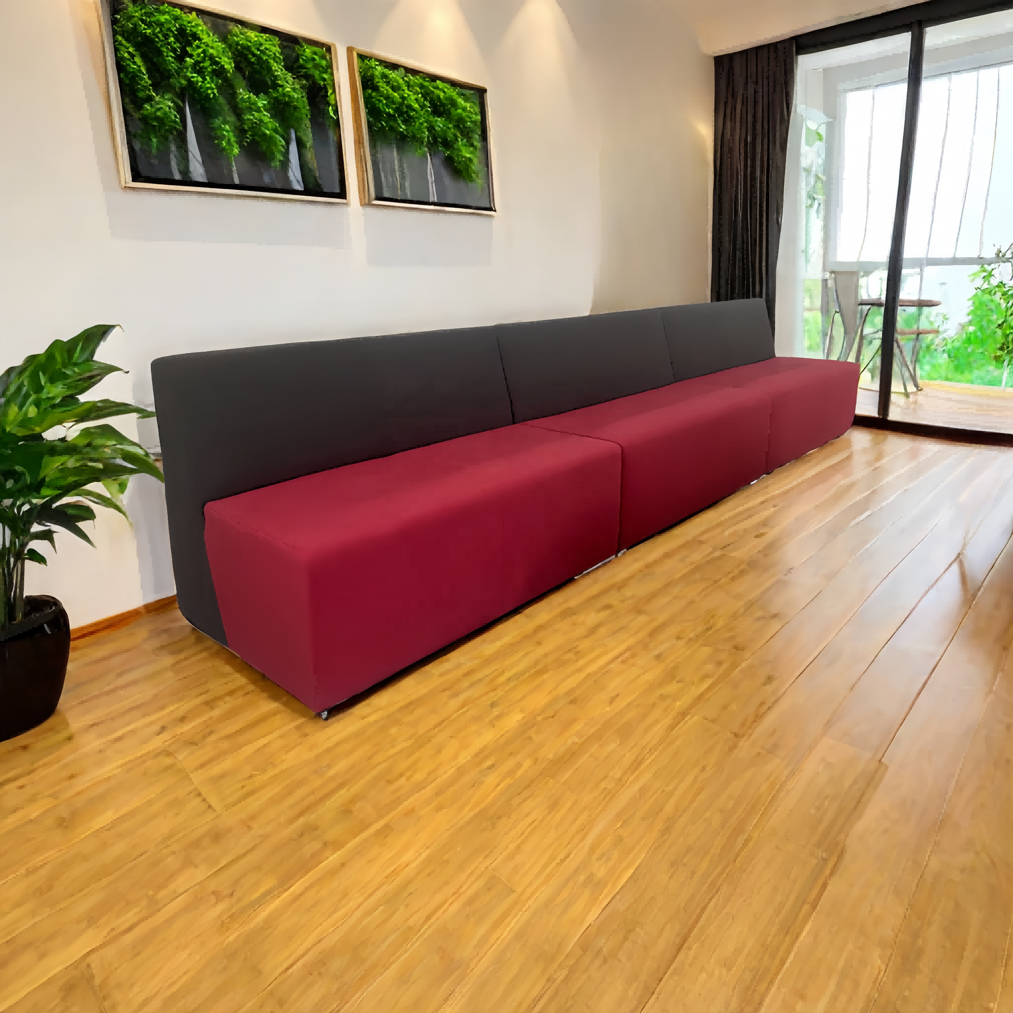 Public Rest Area Combined New Design Furniture Simple Hotel Office Sofa Comfortable Reception Area Sofa