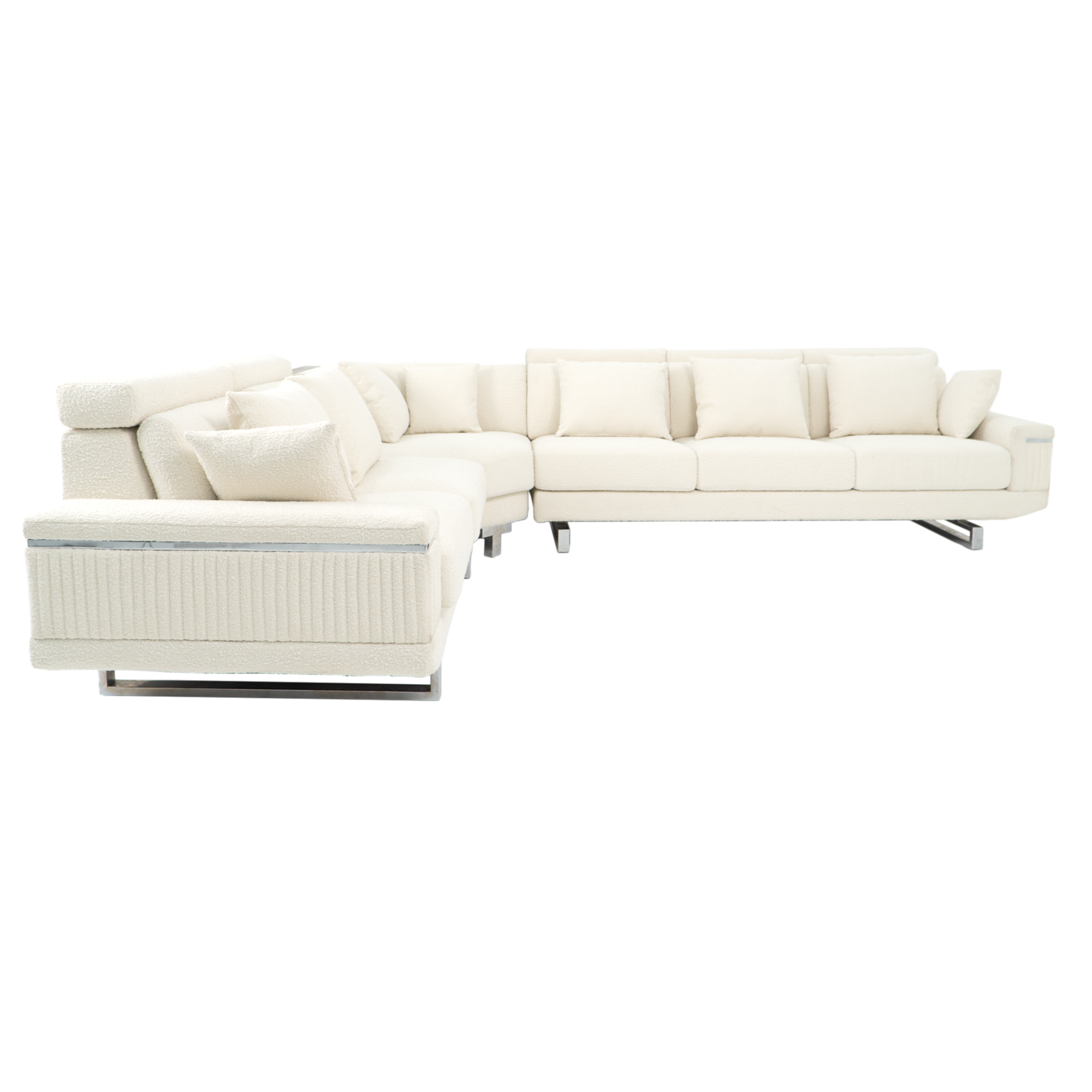Classic Corner Sofa Set Good Price Convertible Livingroom GSV Certification Customized Packing From Vietnam Manufacturer
