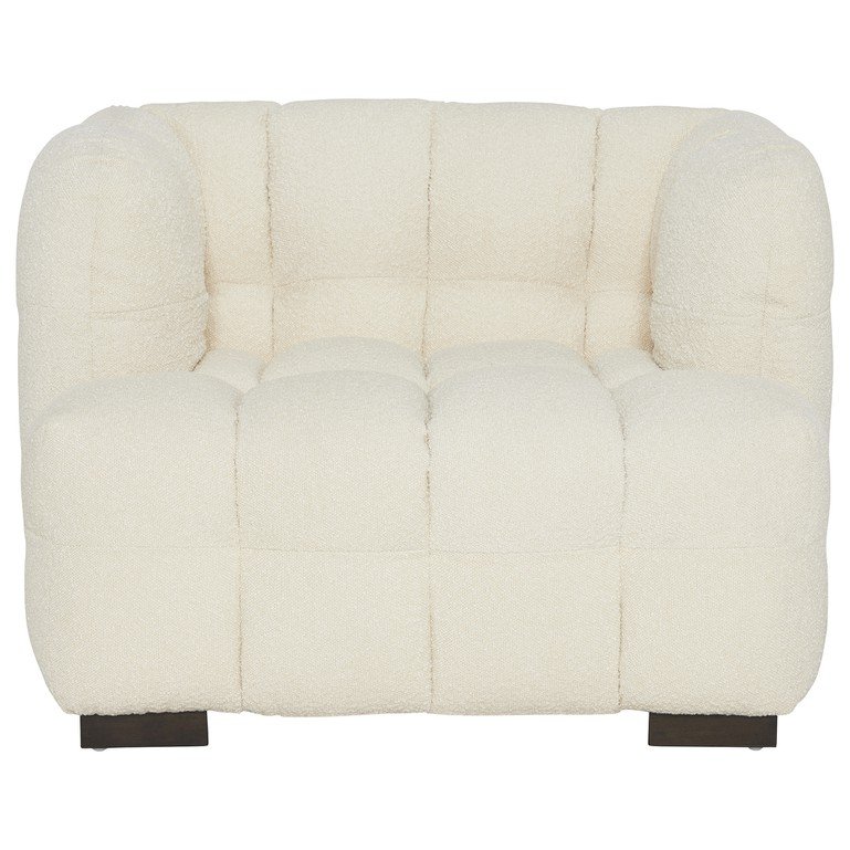Modern Sofa Chair Living Room Furniture Chair Lounger Cushion Wood Base Fabric Single Sofas