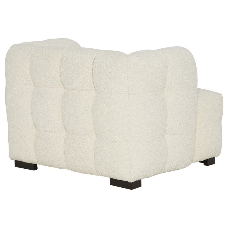 Modern Sofa Chair Living Room Furniture Chair Lounger Cushion Wood Base Fabric Single Sofas