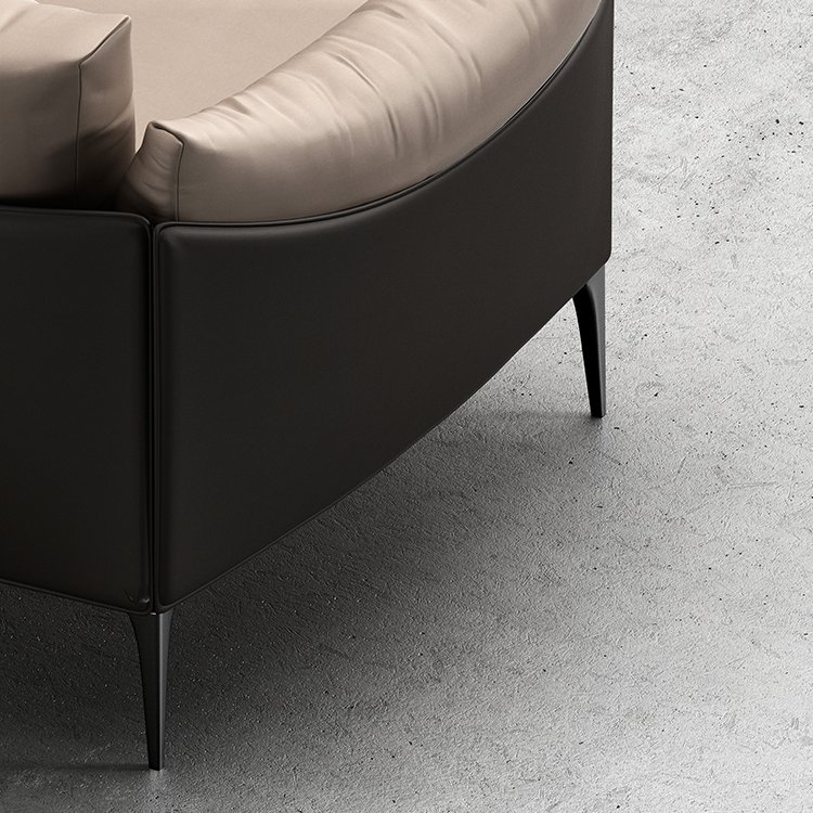 Wholesale Price China Factory Made Luxury Modern Leather Couch 1+3 Seats Office Sofa