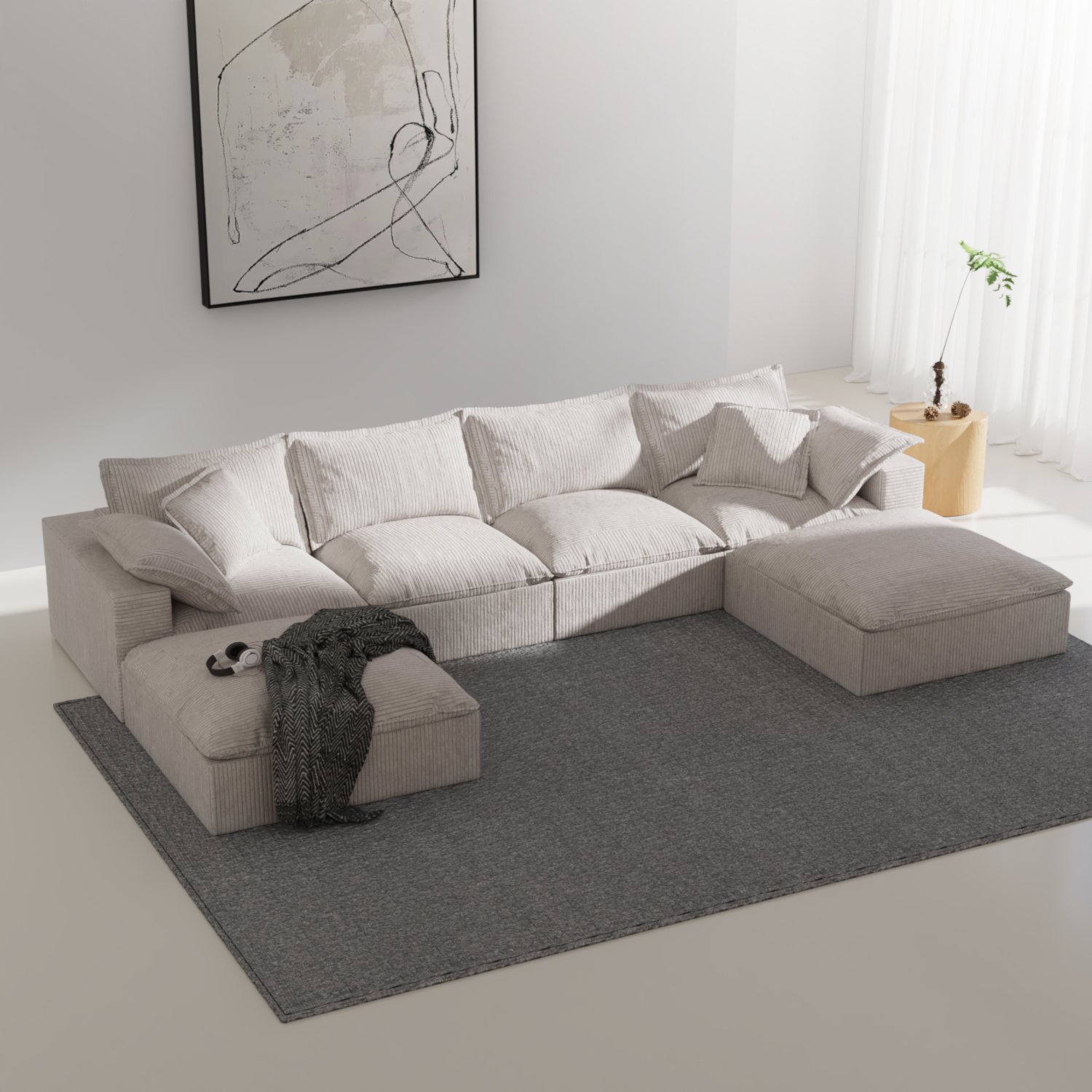 Customization luxury furniture high density foam living room sofa modular sofa for bedroom home office sofa