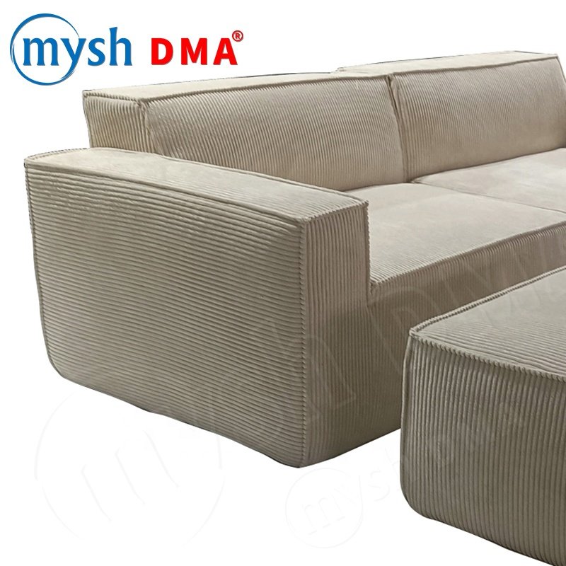 Factory sales living room furniture new design sponge foam fashion vacuum tofu block compression modern fabric home office sofa