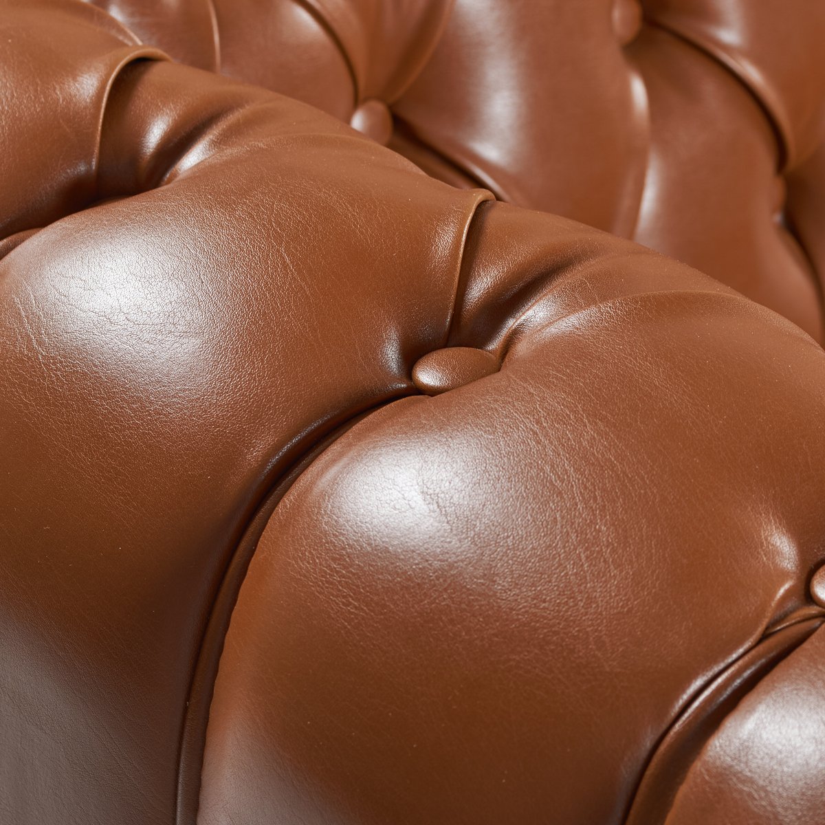 Chesterfield Genuine brown Leather Sofa Modern Couches Elegance Comfort Leather Office Sofa Design Office Turkish Wholesale