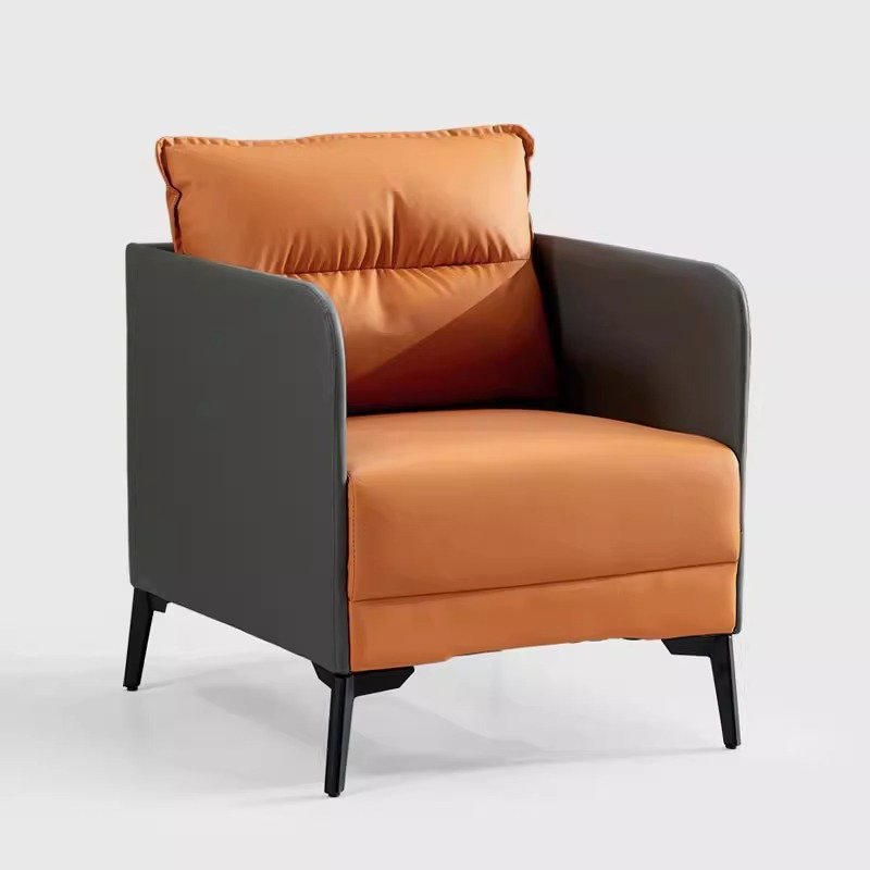 Modern fashion simple gray reception area office sofa set can be freely matched