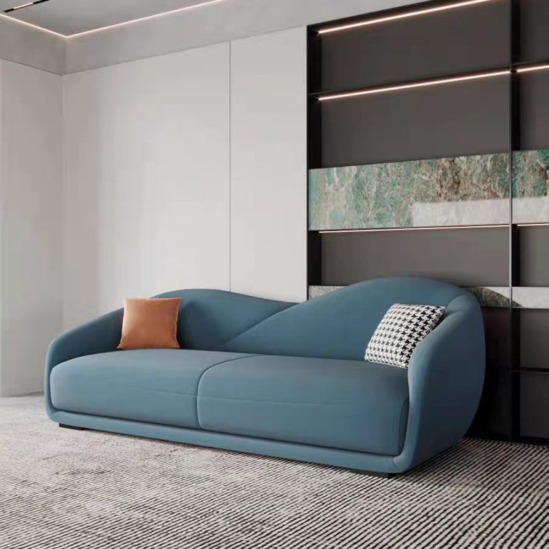 Italy style Modern Luxury Home Furniture Living Room Modern Velvet Fabric Sofa set
