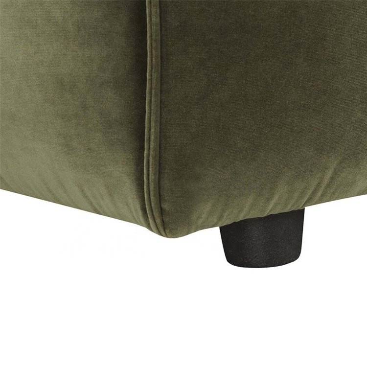 Modern luxury home art creative fashion upholstered sofa recliner Velvet living room fabric combination sofa