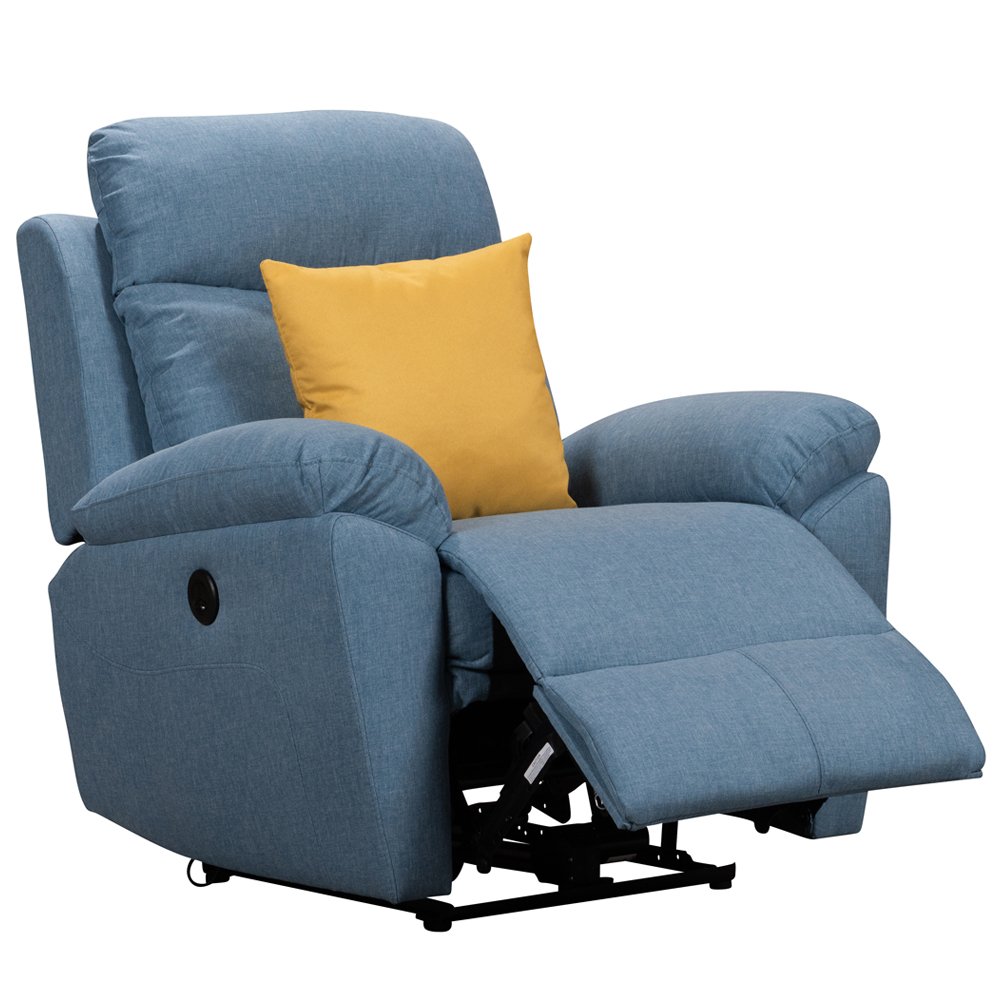 Living Room Furniture Push Back Recliner Sofa Chair Adjustable Fabric Reclining Sofas