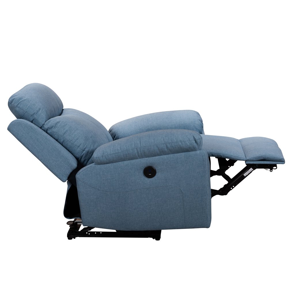 Living Room Furniture Push Back Recliner Sofa Chair Adjustable Fabric Reclining Sofas