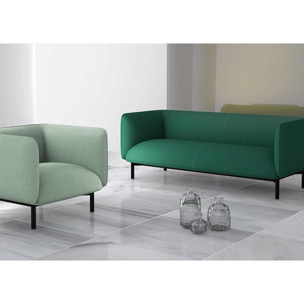 Commerical Sofa for Office Area with Fabric Uphopstery Office Sofa Business Reception Sofa